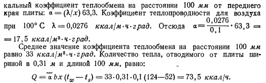 Движение жидкости вдоль плиты