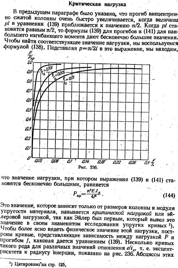 Критическая нагрузка
