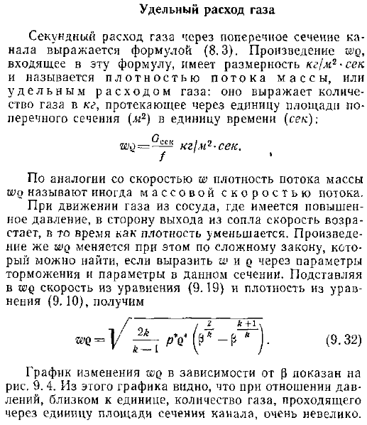 Удельный расход газа