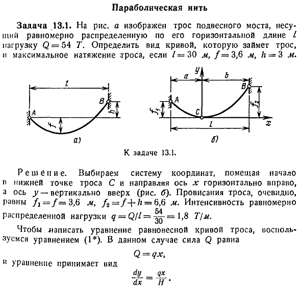 Параболическая нить