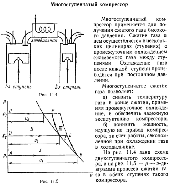 Многоступенчатый компрессор