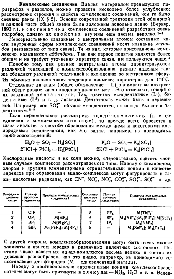 Комплексные соединения