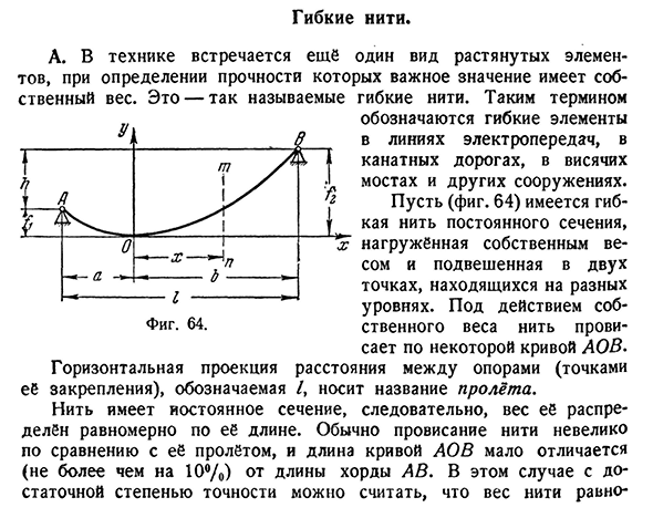 Гибкие нити