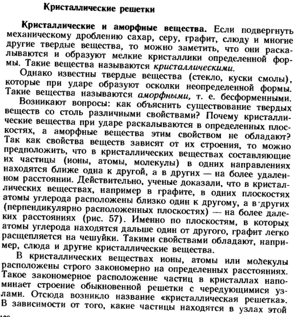 Кристаллические решетки