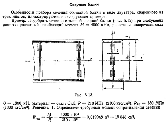 Сварные балки