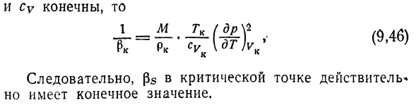 Температурная зависимость теплоемкости 
вблизи критической точки.