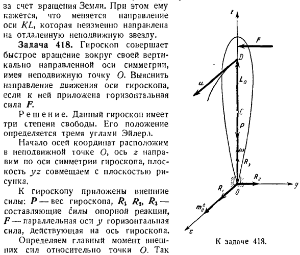 Приближенная теория гироскопа