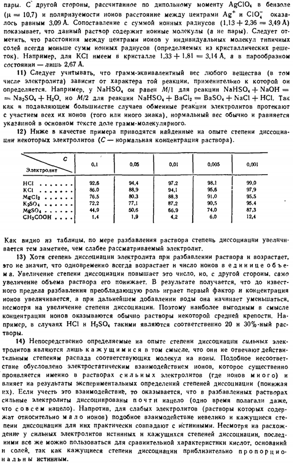 Электролитическая диссоциация