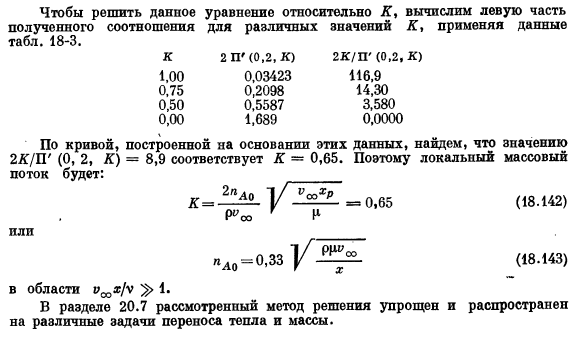 Теория пограничного слоя. Точные решения для одновременного переноса тепла, массы и количества движения