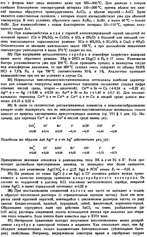 Подгруппа меди