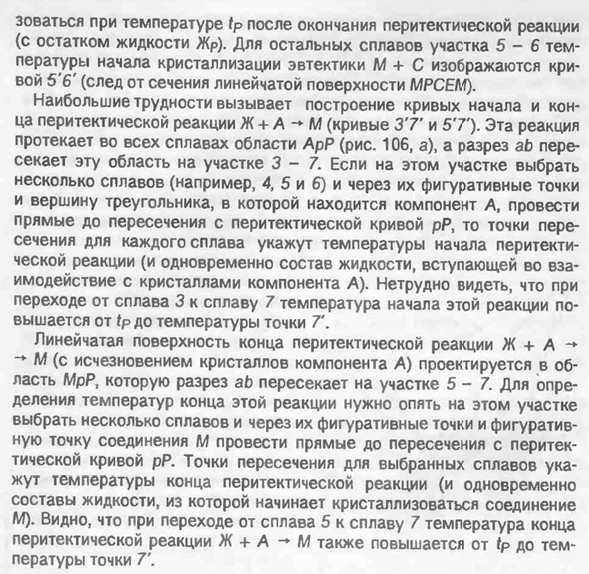 Диаграмма состояния системы с двойным инконгруэнтно плавящимся соединением