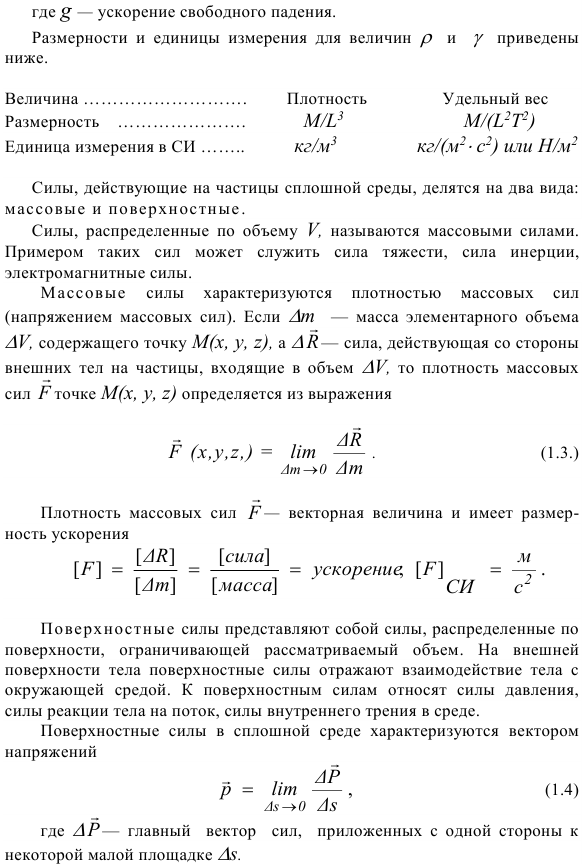 Основные свойства жидкости.