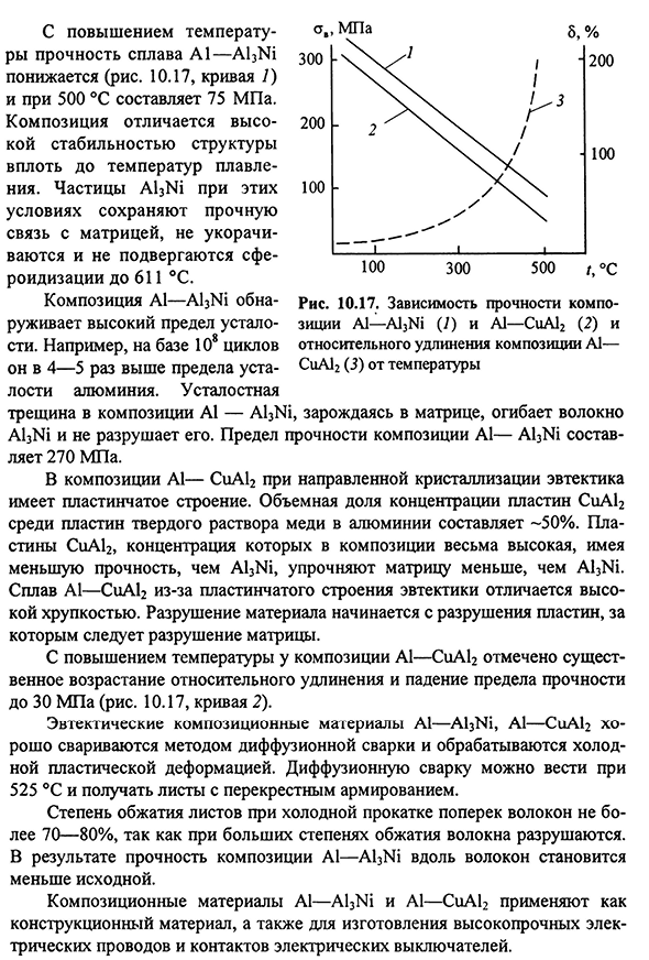 Эвтектические композиционные материалы на алюминиевой основе