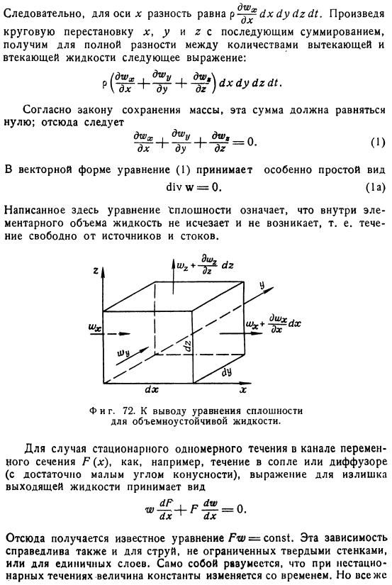 Основные уравнения идеальной (невязкой) жидкости