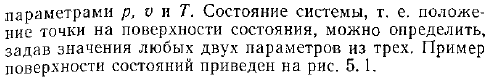 Уравнения состояния термодинамической системы