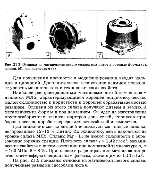 Литейные магниевые сплавы