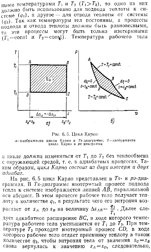 Цикл Карно и теорема Карно