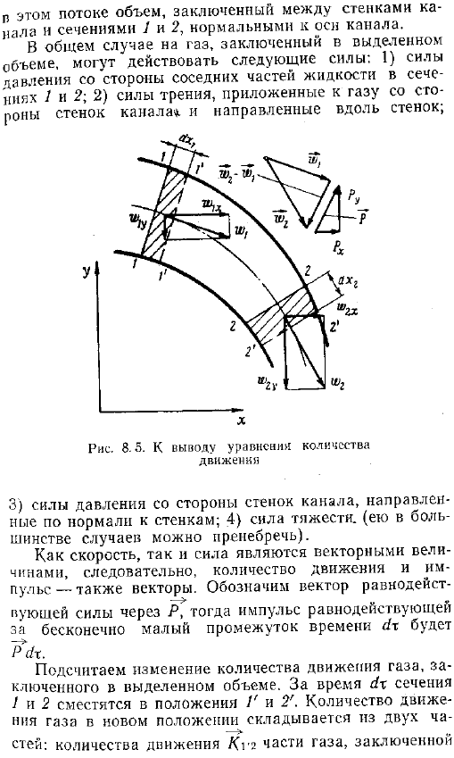 Уравнение количества движения