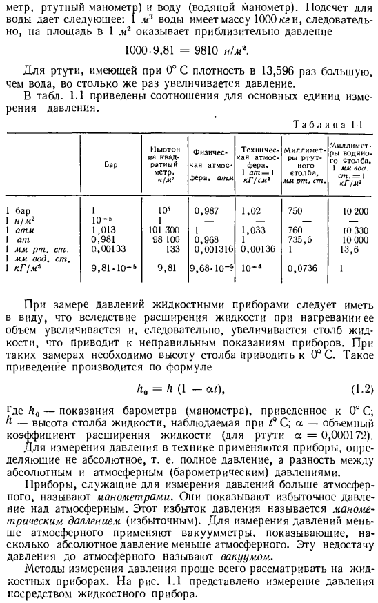 Термические параметры