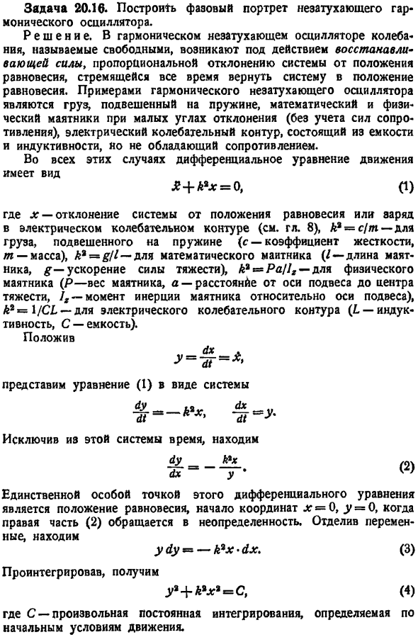 Фазовые портреты линейных систем