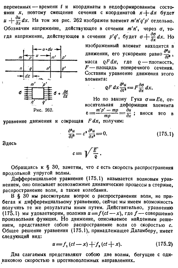 Продольные колебания стержней