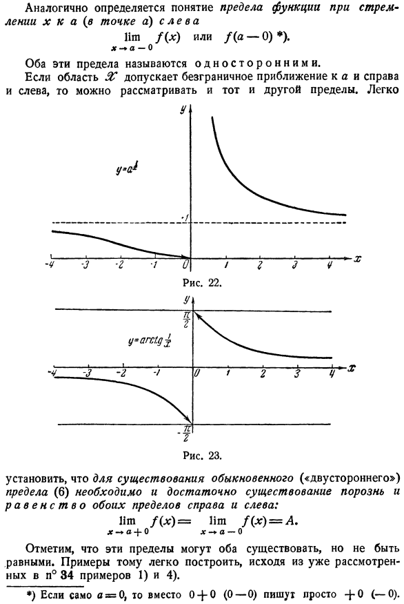 Односторонние пределы