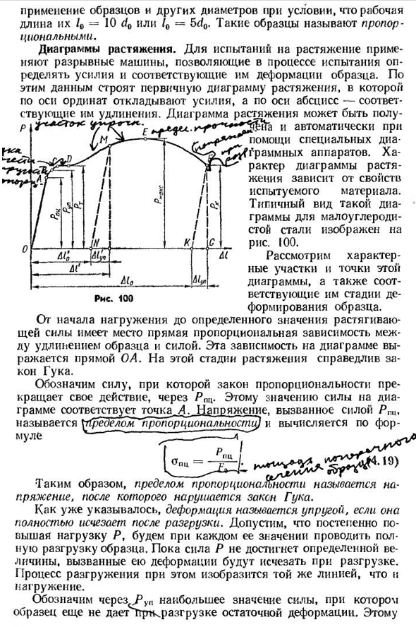 Испытание материалов на растяжение