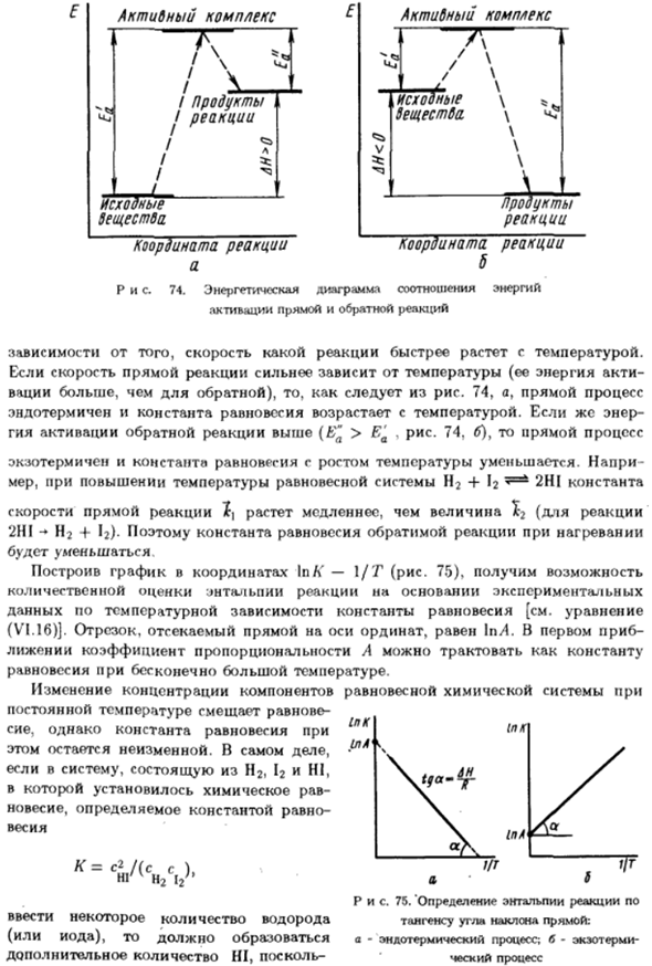 Смещение химического равновесия. Принцип Ле Шателье