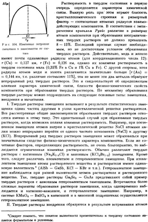 Твердые растворы