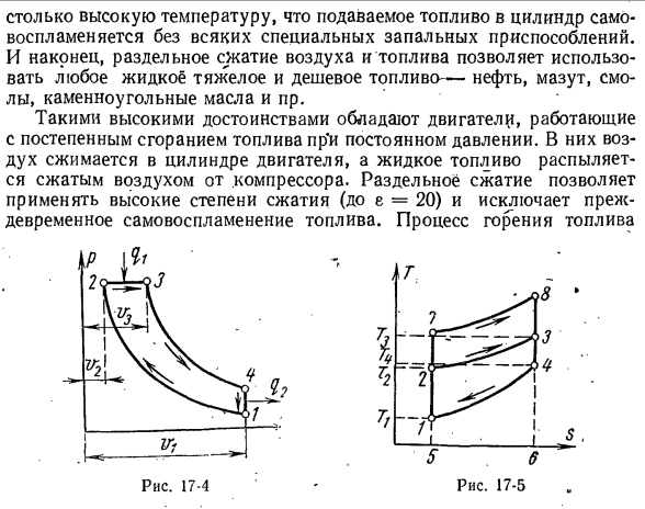 Цикл с подводом теплоты в процессе р = const