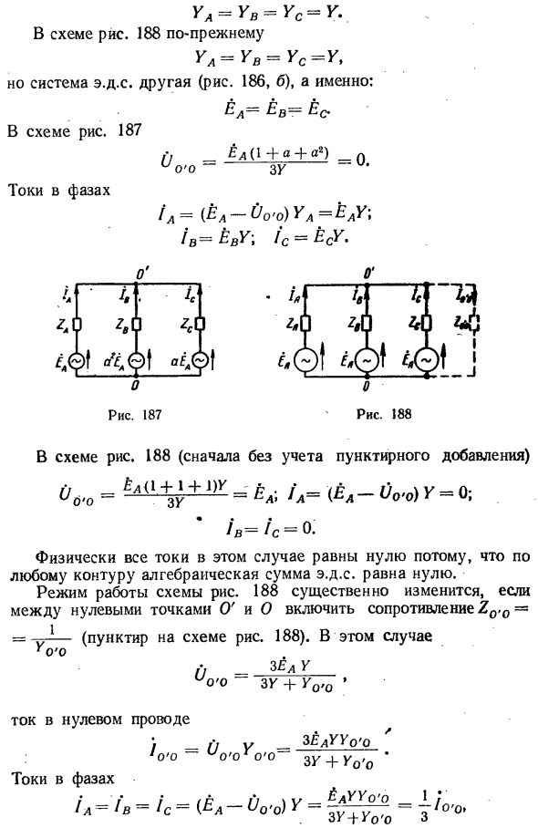 Зависимость входного сопротивления трехфазного трехстержневого трансформатора от сдвига фаз между фазными э. д. с. питающей его системы