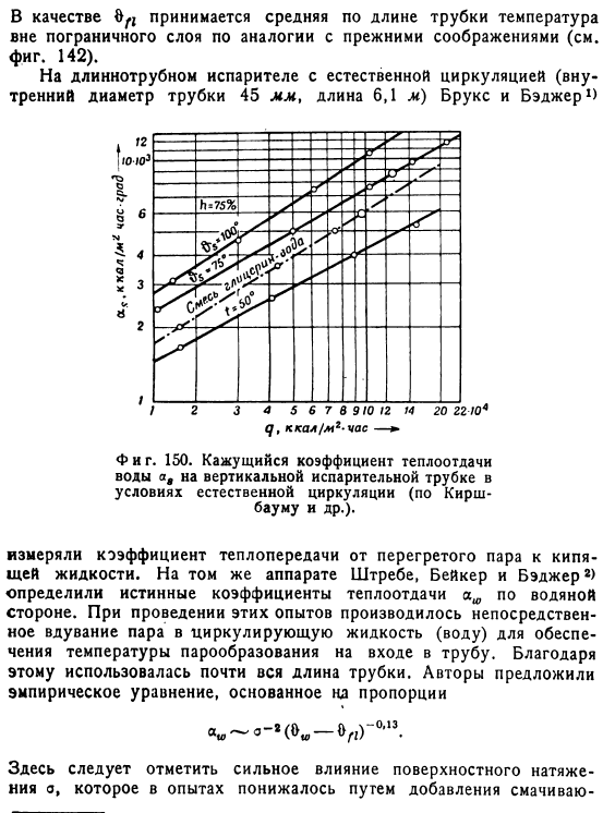 Пузырьковое кипение в вертикальной трубе