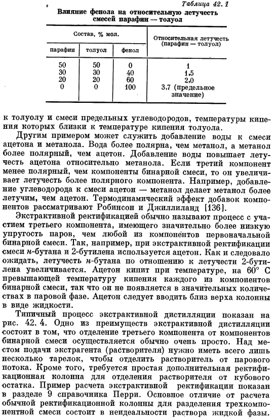 Азеотропная и экстрактивная ректификация