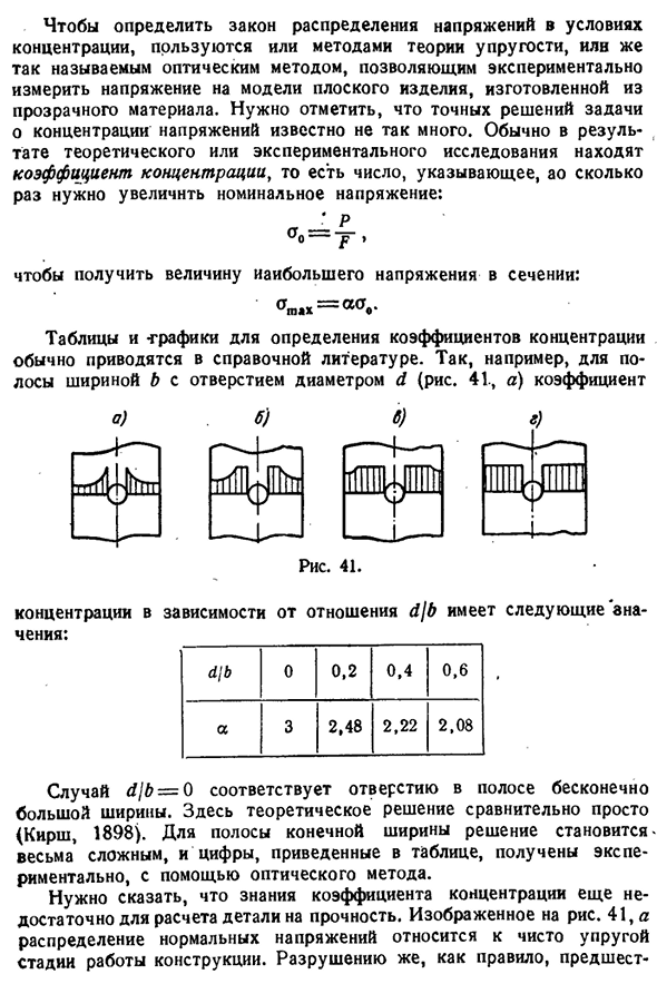 Концентрации напряжений