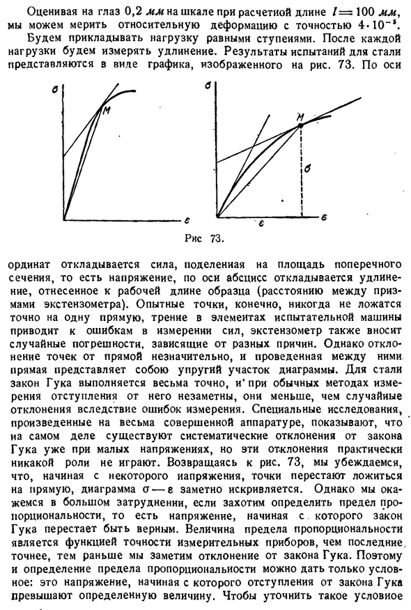 Исследование металлов в области малых деформаций