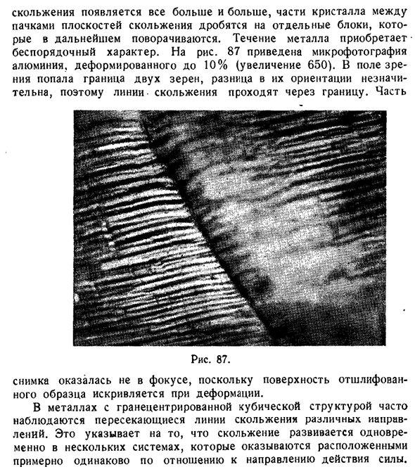 Пластическая деформация монокристаллов