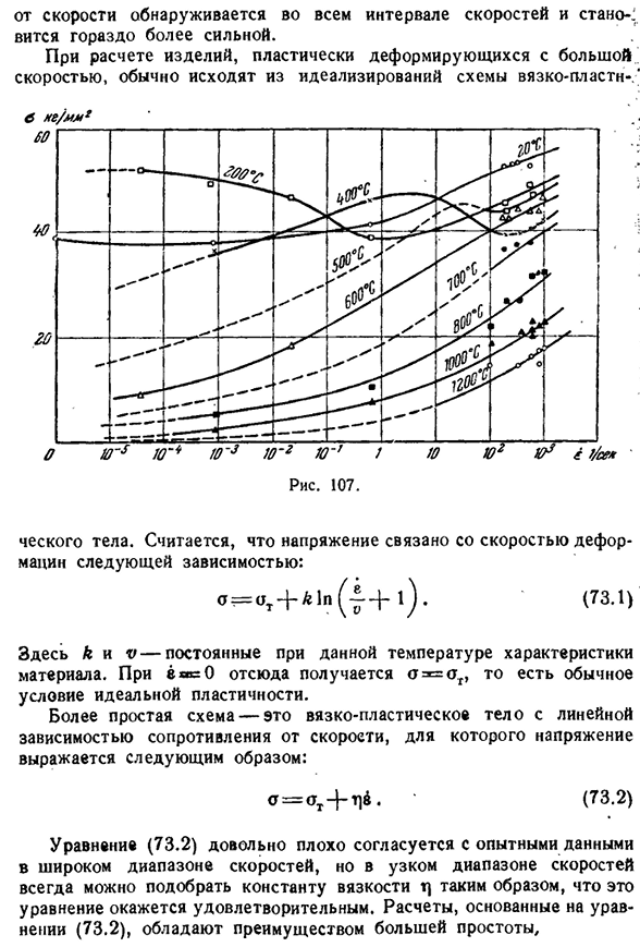 Влияние скорости испытания