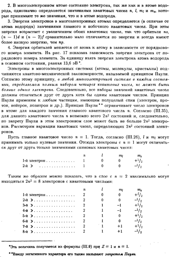 Многоэлектронные атомы