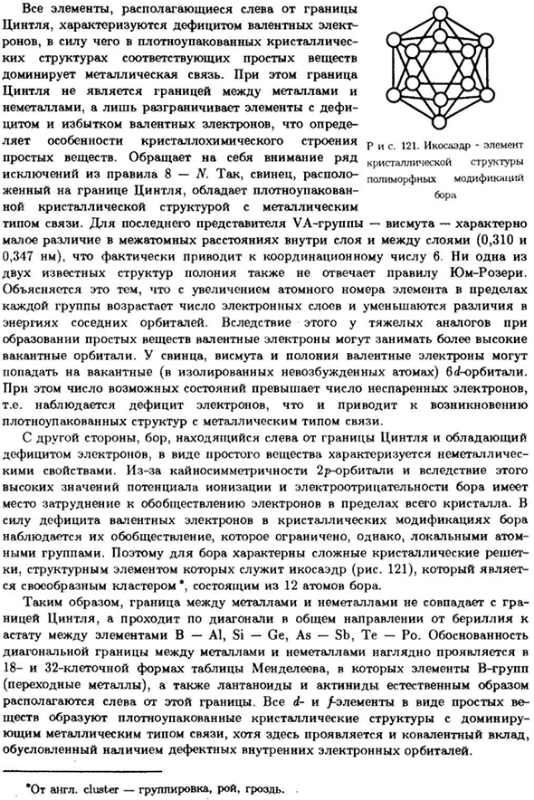 Металлы и неметаллы в Периодической системе