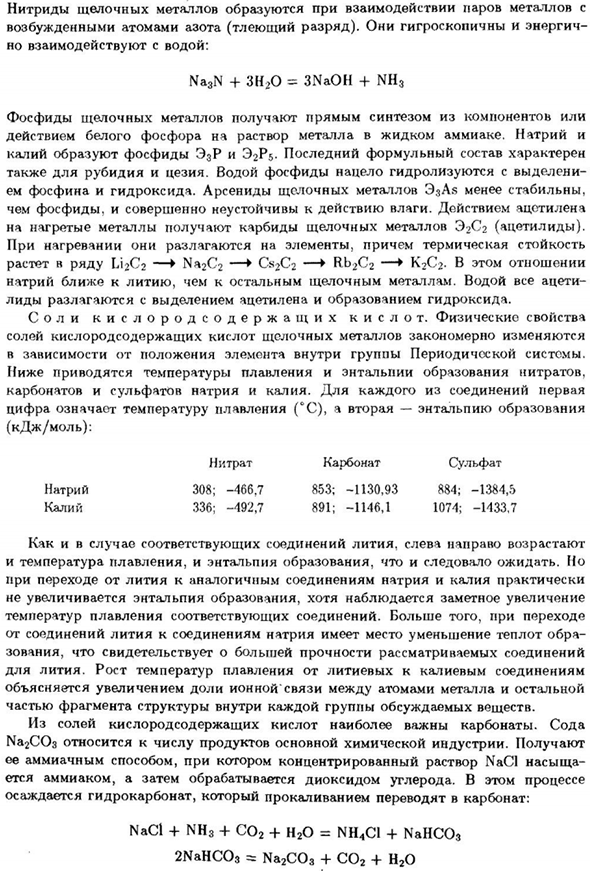 Щелочные металлы