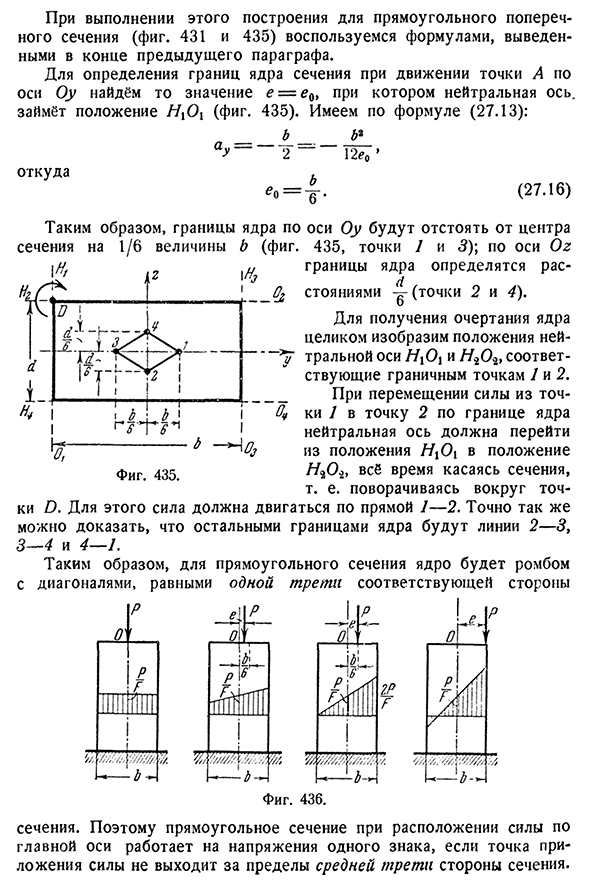 Ядро сечения