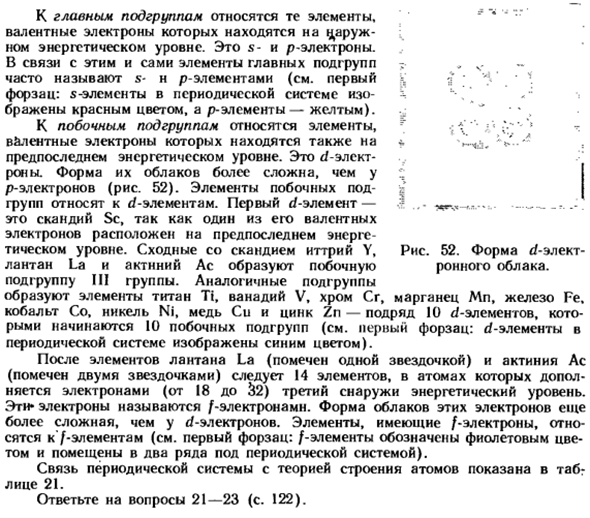 Периодическая система Д. И. Менделеева