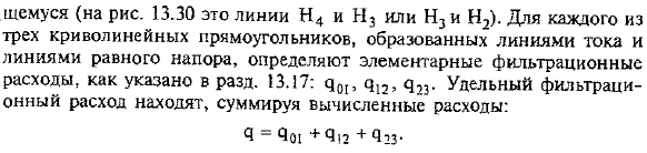 Задачи расчета подземною контура плотины, решаемые с помощью гидродинамической сетки