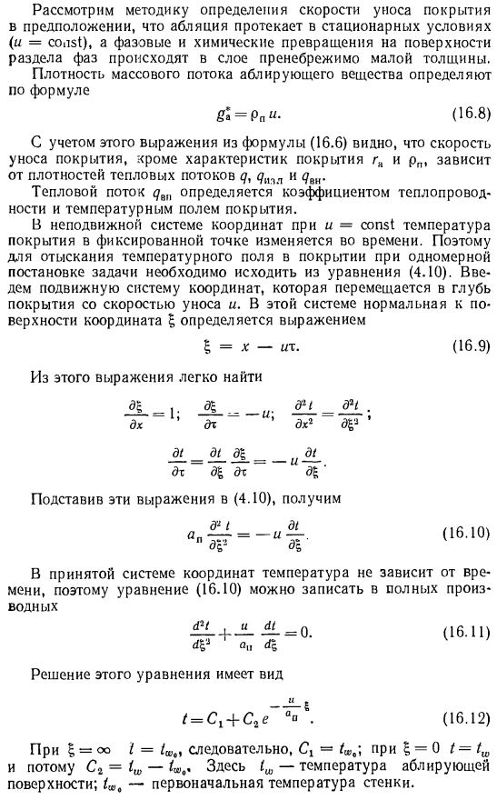 Аблирующие покрытия