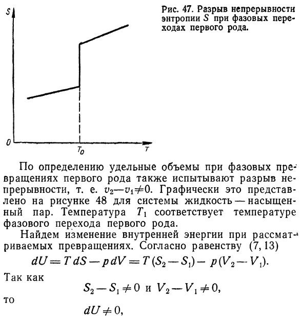 Фазовые переходы первого и второго рода. 