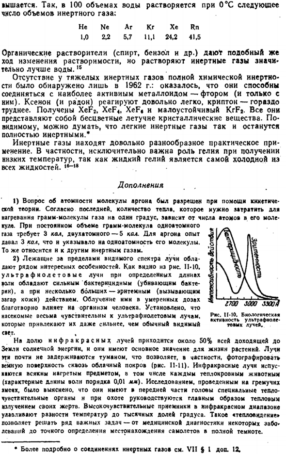 Инертные газы.