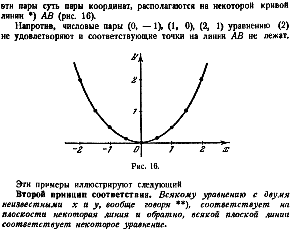 Линии и уравнения