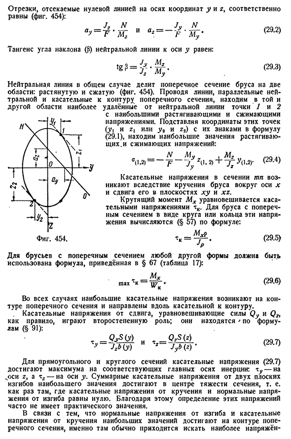 Вычисление напряжений и деформаций.