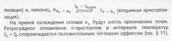 Диаграммы состояния систем с метатектическим равновесием