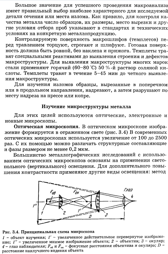 Металлографические методы испытаний